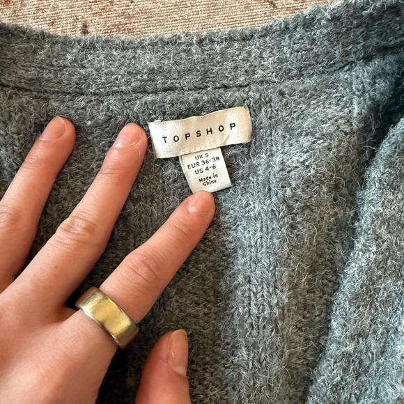 BUNDLE! - TOP SHOP Gray and Abercrombie Cream Women's Cardigans - Picture 3 of 3